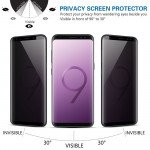 Wholesale Galaxy S9+ Plus / S8 Plus Privacy Tempered Glass Full Screen Protector Case Friendly (Glass Privacy)